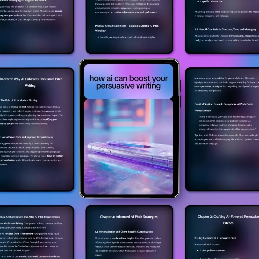 How AI Can Boost Your Persuasive Writing – AI Help for Persuasive Pitch Writing Guide