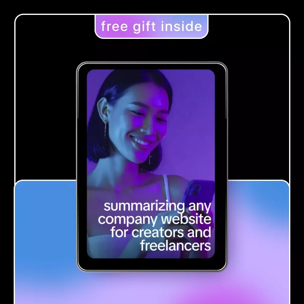 Summarizing Any Company Website for Creators and Freelancers – AI to Summarize a Company Website eBook Guide for Content Creators, Freelancers, and Digital Professionals