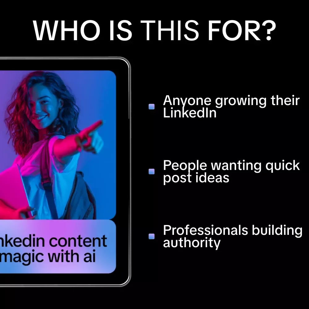 LinkedIn Content Magic with AI – Ultimate AI Post Generator for LinkedIn Checklist