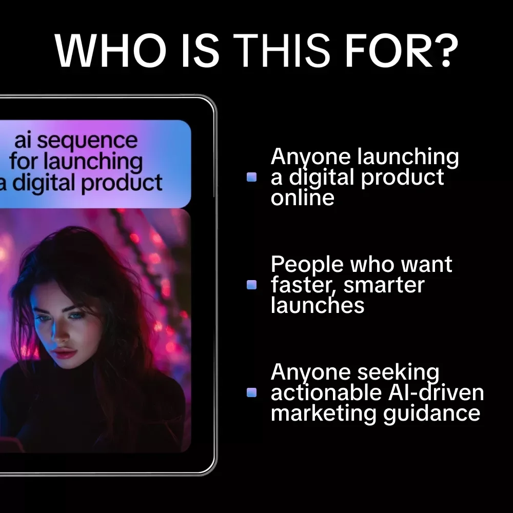 AI Sequence for Launching a Digital Product – Complete Guide with Prompts, Strategies, and AI Tools for Effortless Digital Product Launch Success