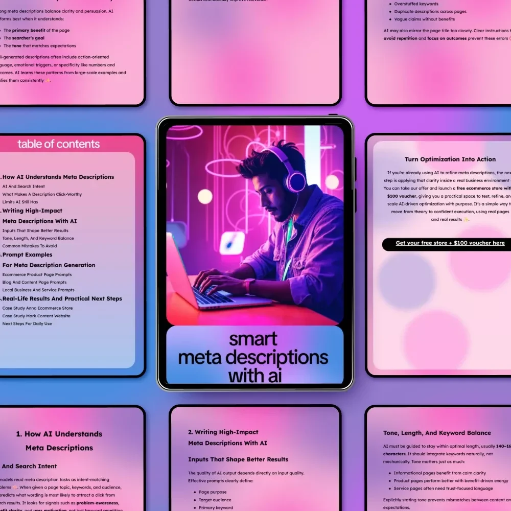 Smart Meta Descriptions With AI – Ultimate Guide for Using AI for Generating Meta Descriptions, Boost Clicks & SEO Success