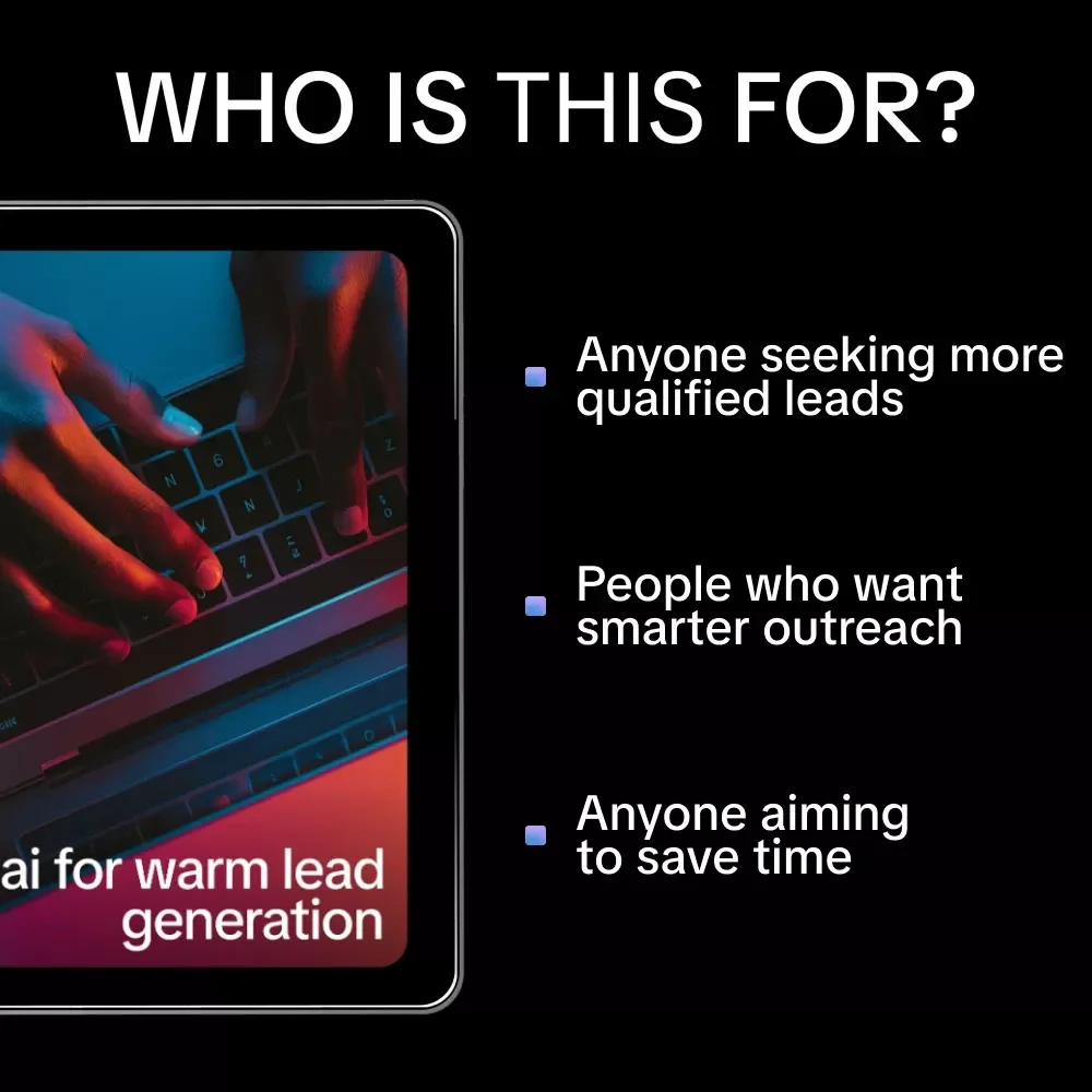 AI for Warm Lead Generation Checklist – Boost Your Sales with Smart AI Tools, Personalized Outreach, and Automated Lead Scoring