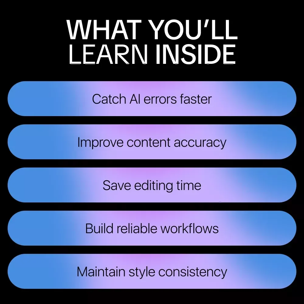 Double-Check AI Edits with Confidence: Essential eBook Guide with Practical Tips to Double Check AI Edits Manually for Flawless Content