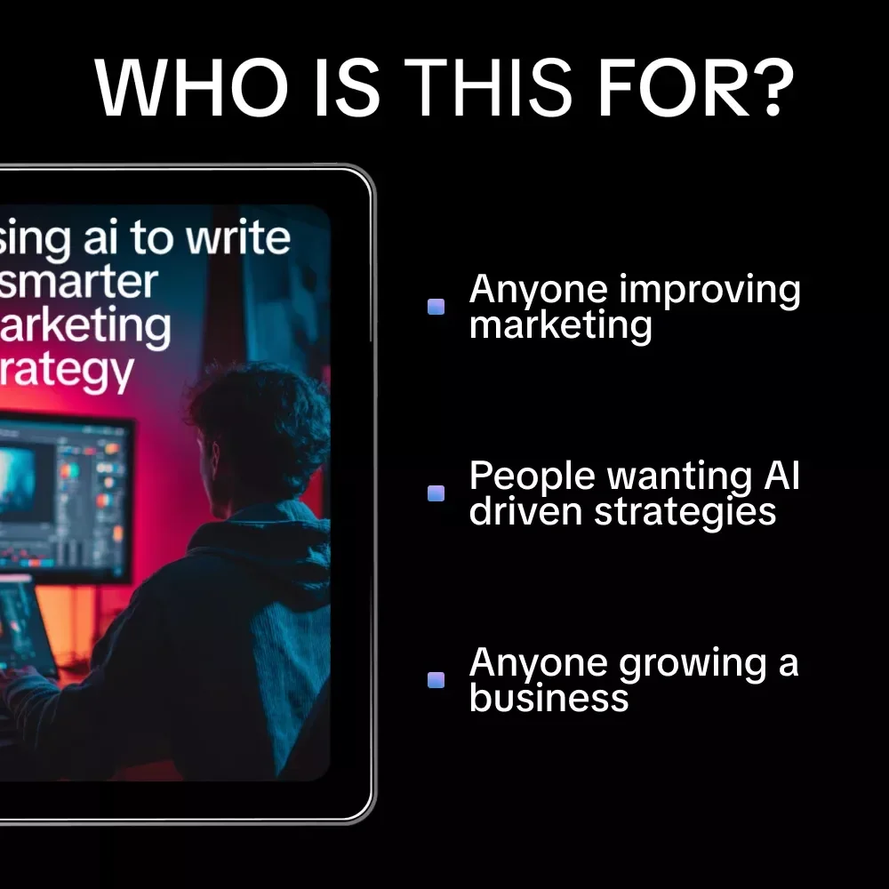 Using AI to Write a Smarter Marketing Strategy: AI to Write a Marketing Plan eBook for Digital Marketing Success