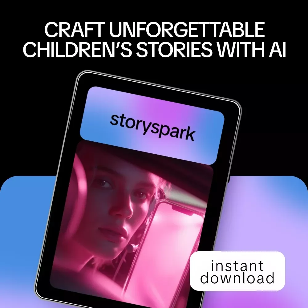 StorySpark: AI for Writing Children's Books Guide | eBook & Checklist for Toddlers, Early Readers & Middle Grade Authors