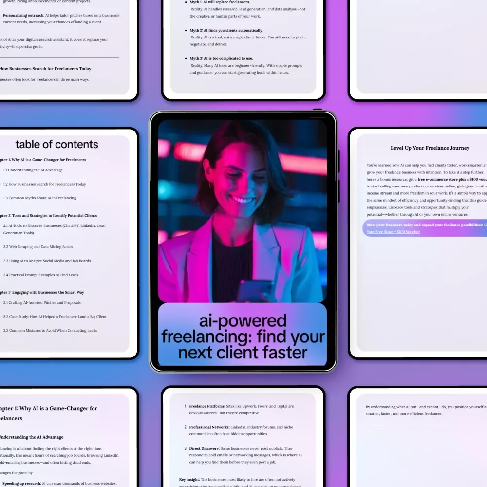 AI-Powered Freelancing: Find Your Next Client Faster – Ultimate Guide to Using AI to Find Businesses Needing Freelancers