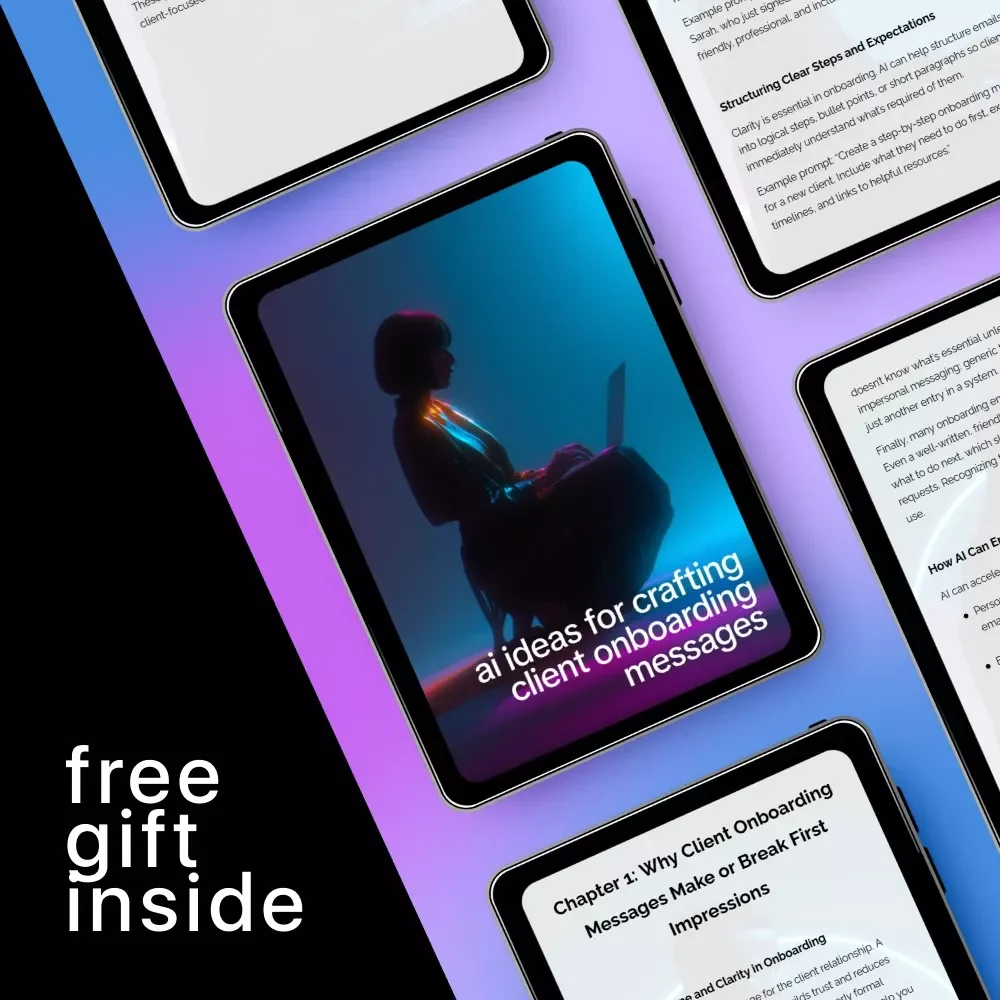 AI Ideas for Crafting Client Onboarding Messages – Digital Download Guide, eBook & Checklist for Service Providers, Freelancers & Businesses to Boost Client Communication