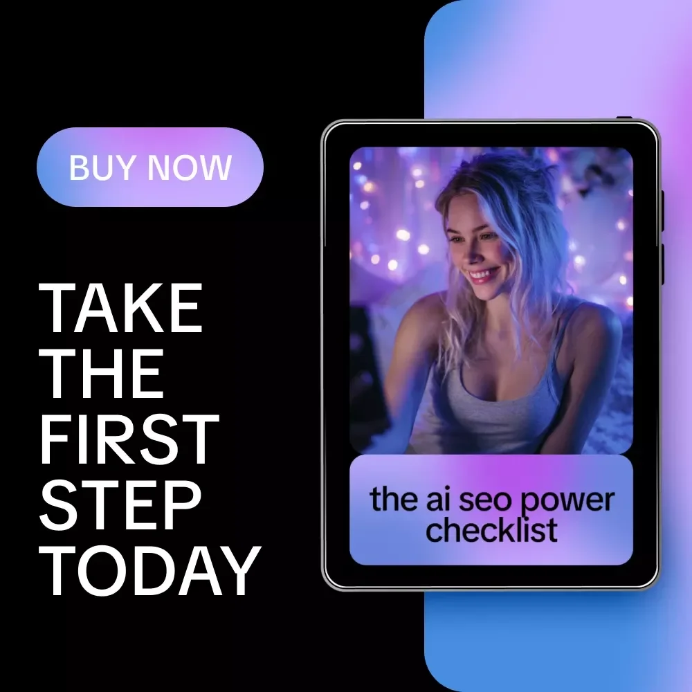 The AI SEO Power Checklist – Smart SEO Content Optimization Checklist, AI Writing Workflow & tips for rewriting for readability with ai