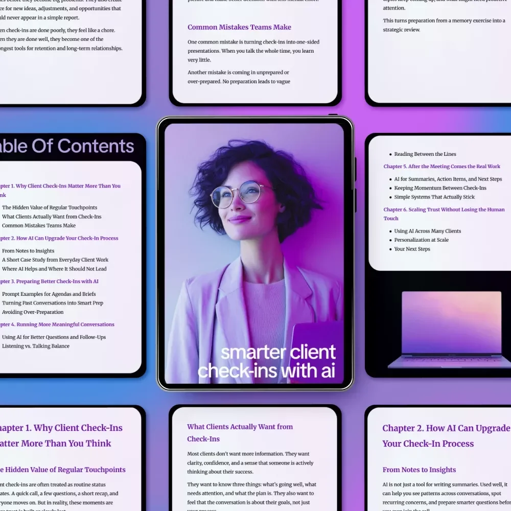 Smarter Client Check-Ins with AI: A Complete Guide to Effective Client Relationships Using AI Tools