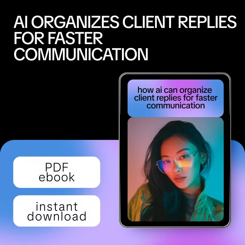 How AI Can Organize Client Replies for Faster Communication – Digital Guide, eBook, Checklist for Streamlined Client Management, Email Organization, and Productivity Boost