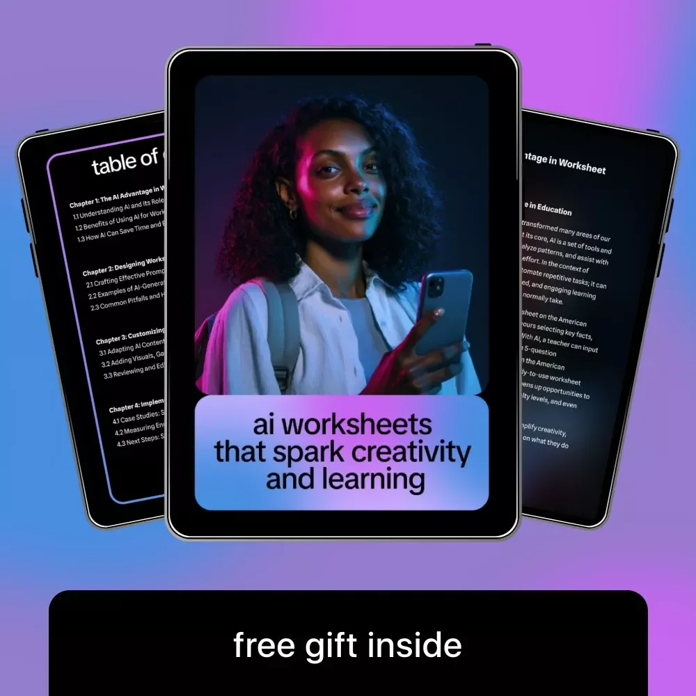 AI Worksheets That Spark Creativity and Learning – Step-by-Step Guide on How to Build Worksheets with AI Prompts for Teachers, Educators & Creators