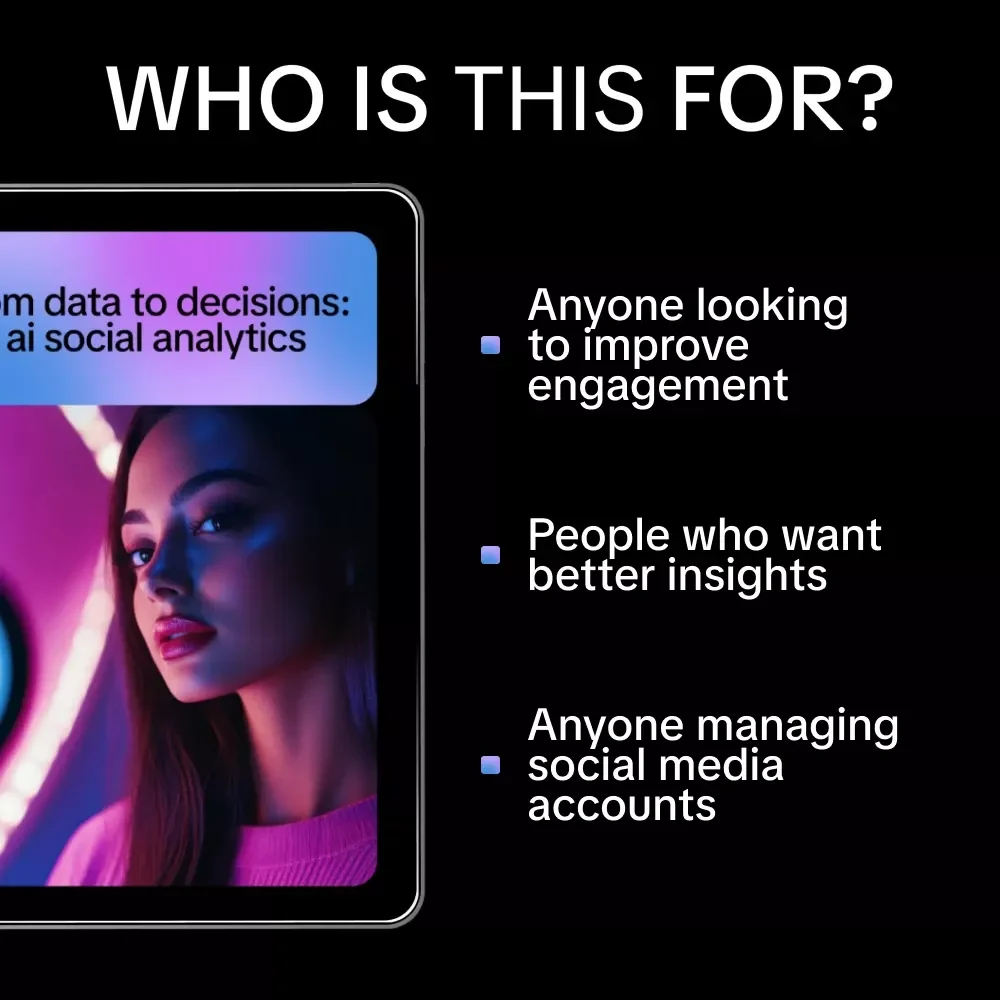 From Data to Decisions: AI Social Analytics Guide for How to Use AI for Social Analytics Insights, Trends, and Engagement