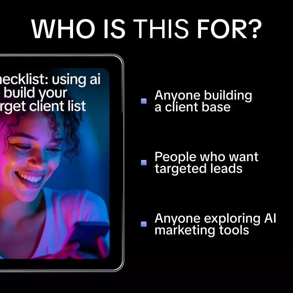 Checklist: Using AI to Build Your Target Client List – Step-by-Step Guide to Harness AI to Create a Target Client List