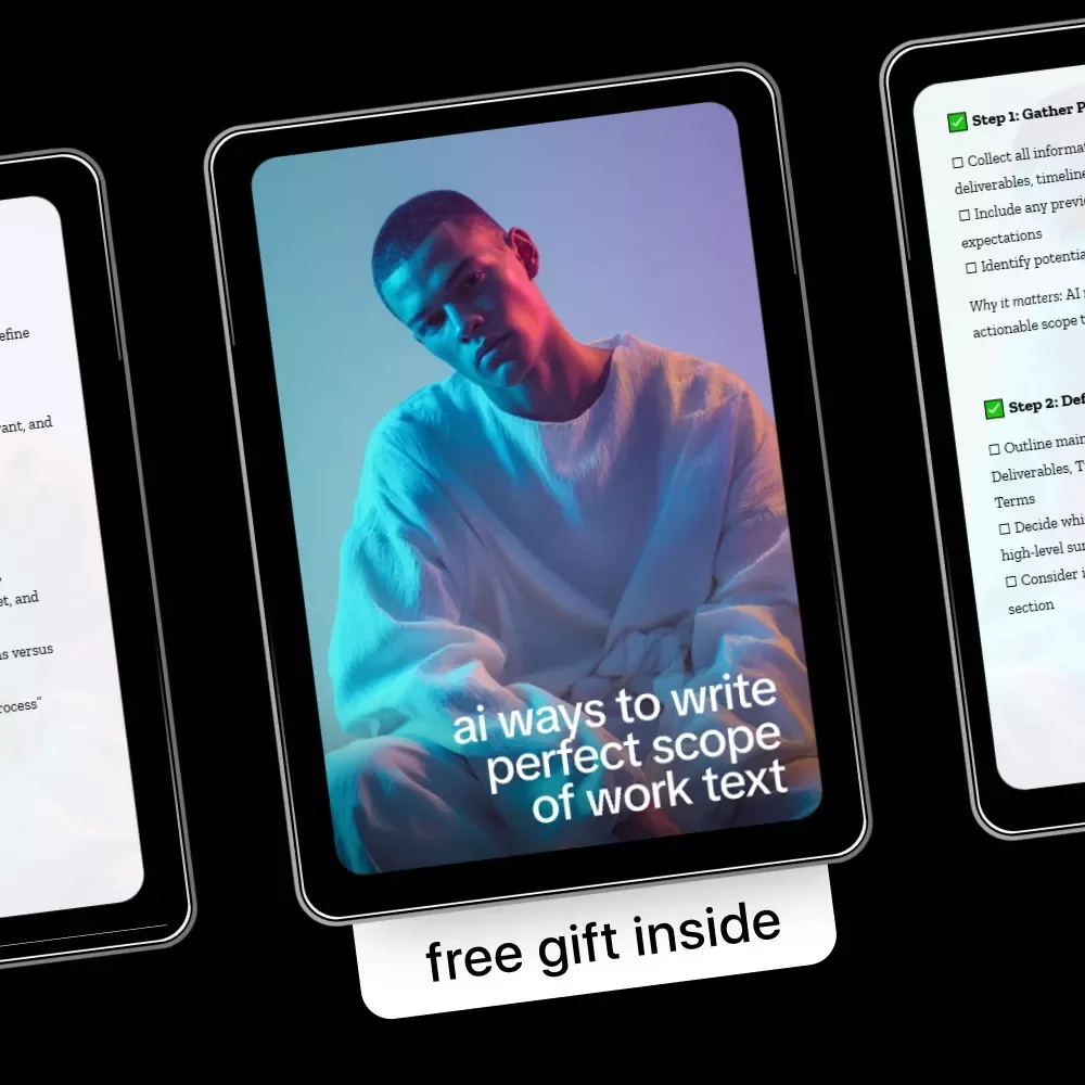 AI Ways to Write Perfect Scope of Work Text – Checklist for Crafting Professional, Concise, and Client-Ready SOW Documents