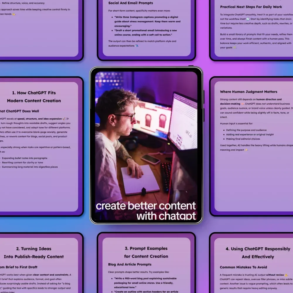 Create Better Content With ChatGPT – Ultimate Guide for ChatGPT for Content Creation