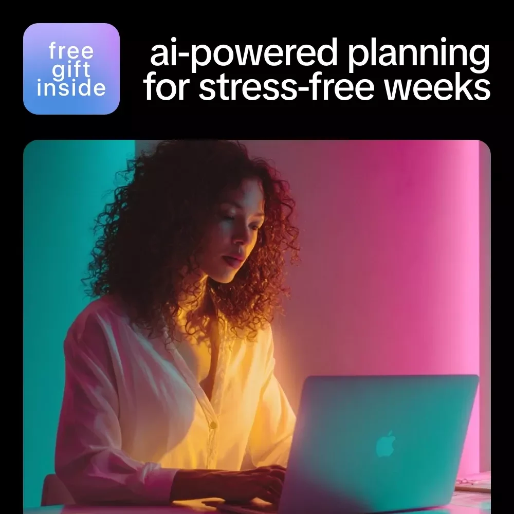 AI-Powered Planning for Stress-Free Weeks: How to Use AI for Weekly Scheduling Tips Guide, Digital Download eBook for Effortless Productivity