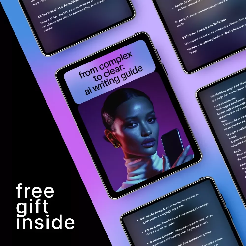 From Complex to Clear: AI Writing Guide | Learn how to prompt ai to simplify complex writing | Practical AI Prompting Guide for Clear, Human Content