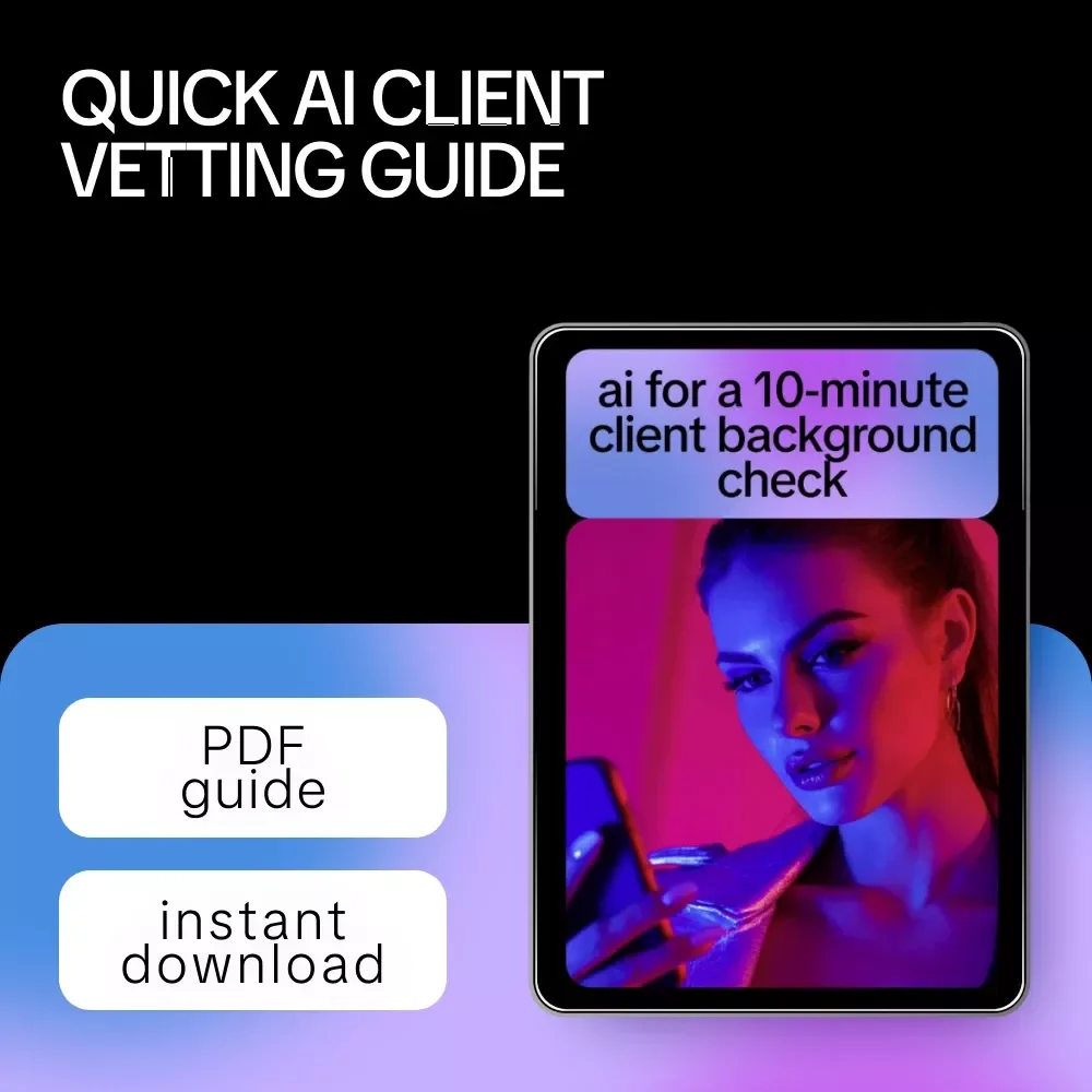 AI for a 10‑Minute Client Background Check | Quick Guide for Freelancers & Creators | AI for Quick Client Background Check