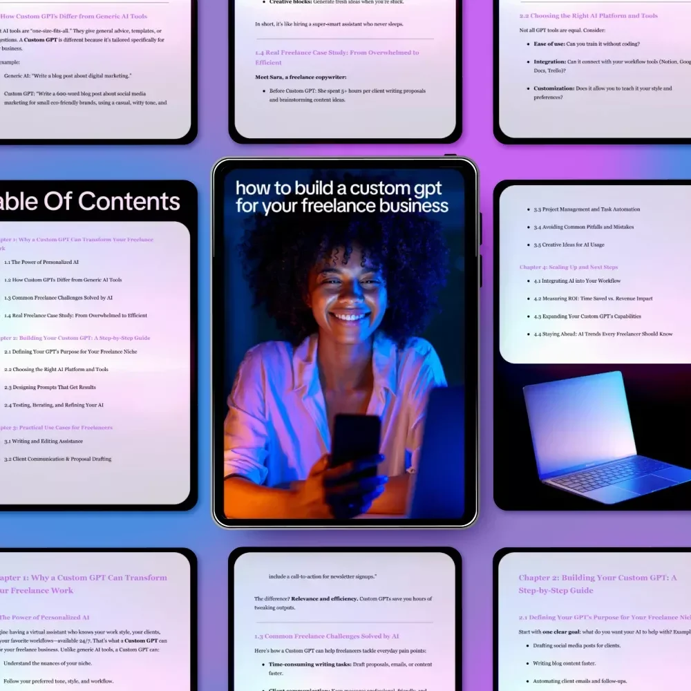 How to Build a Custom GPT for Your Freelance Business – Step-by-Step Guide to Creating a Custom GPT for Your Freelance Business
