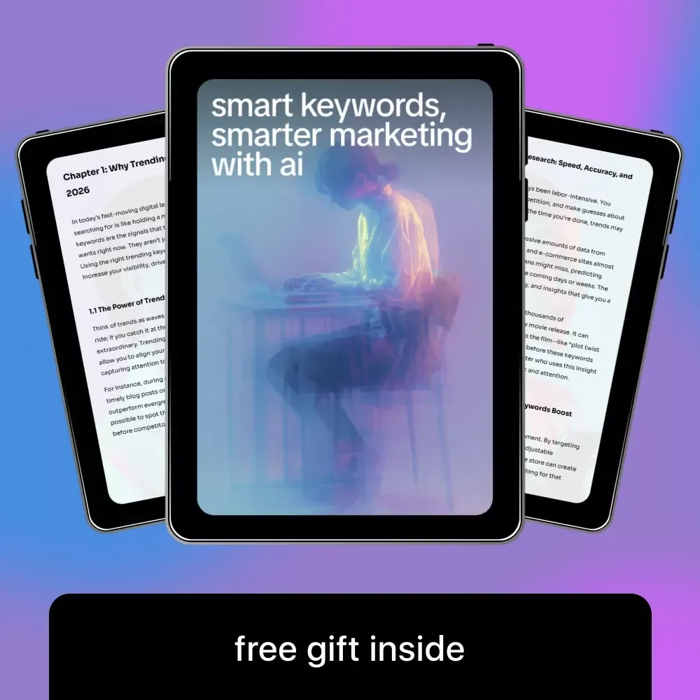 Smart Keywords, Smarter Marketing with AI – Digital Guide to ai tools that find trending keywords, SEO Trends & AI Marketing Strategy