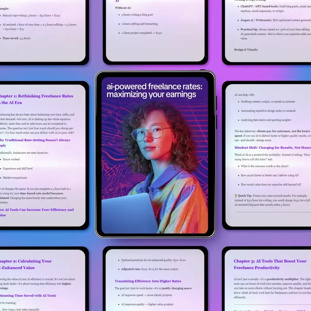 AI-Powered Freelance Rates: Maximizing Your Earnings | Smart Pricing Guide for Freelancers Using freelance rates with ai efficiency