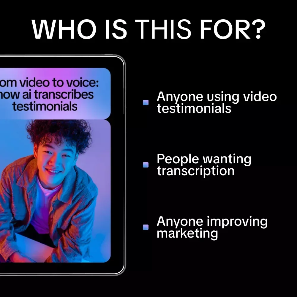 From Video to Voice: How AI Transcribes Testimonials – The Ultimate Guide to Using AI to Transcribe Video Testimonials for Marketing Success