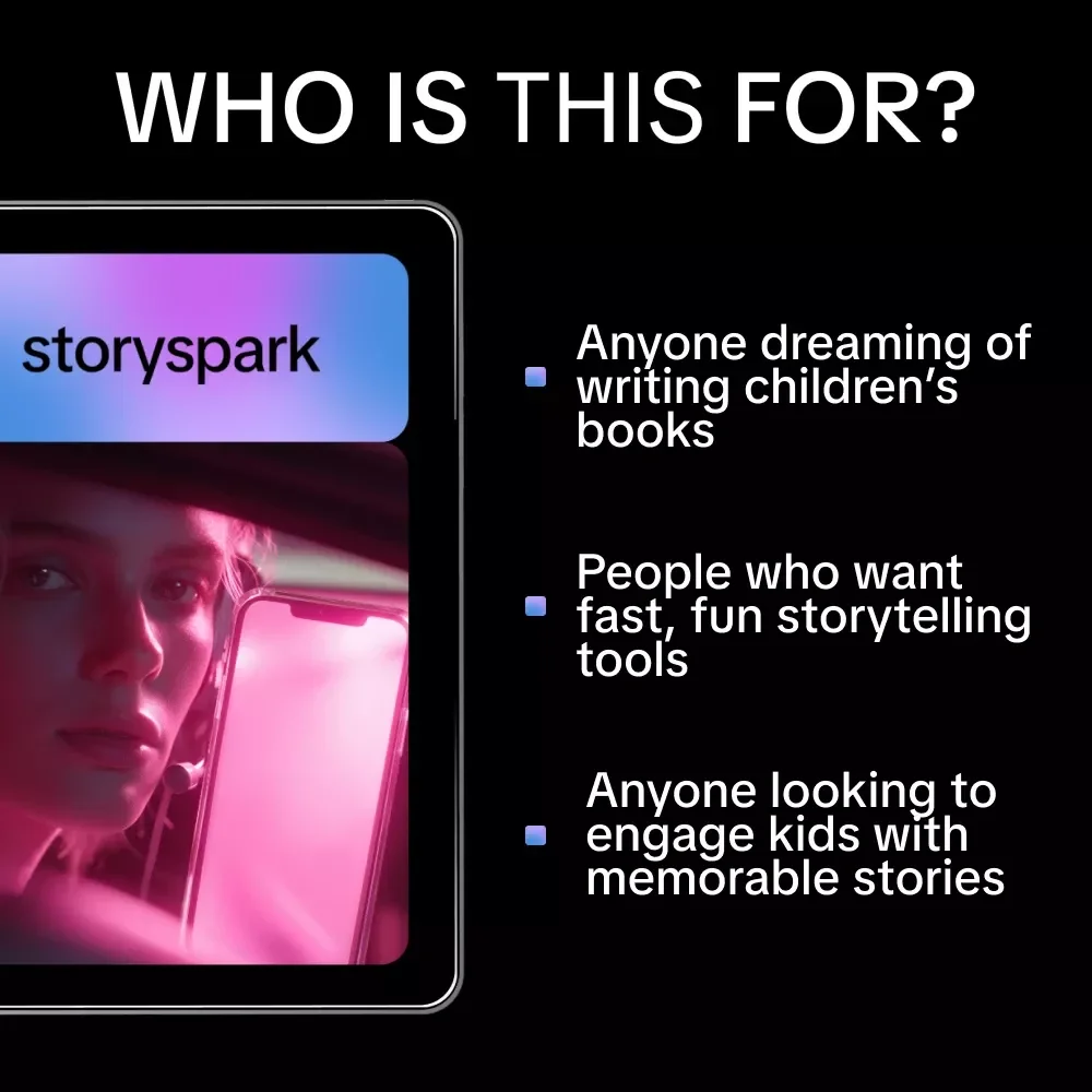 StorySpark: AI for Writing Children's Books Guide | eBook & Checklist for Toddlers, Early Readers & Middle Grade Authors