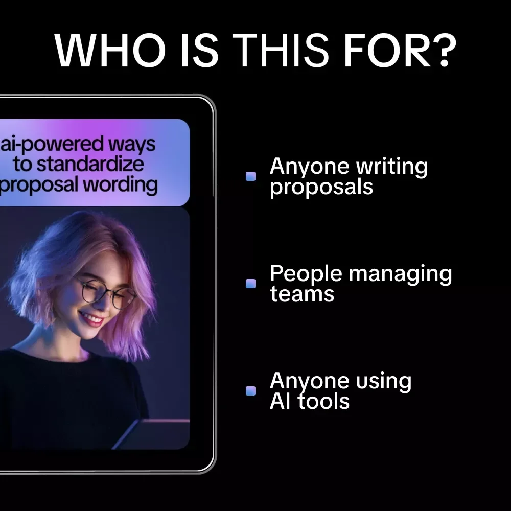 AI-Powered Ways to Standardize Proposal Wording | Professional Checklist for Consistent, Client-Ready Proposals | Smart Systems for Teams Using ways ai can standardize proposal wording