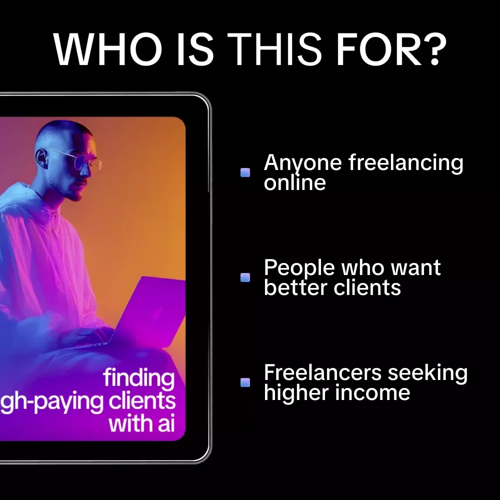Finding High-Paying Clients With AI – Freelance Growth eBook | ai to identify high paying client industries | Smart Client Research Guide