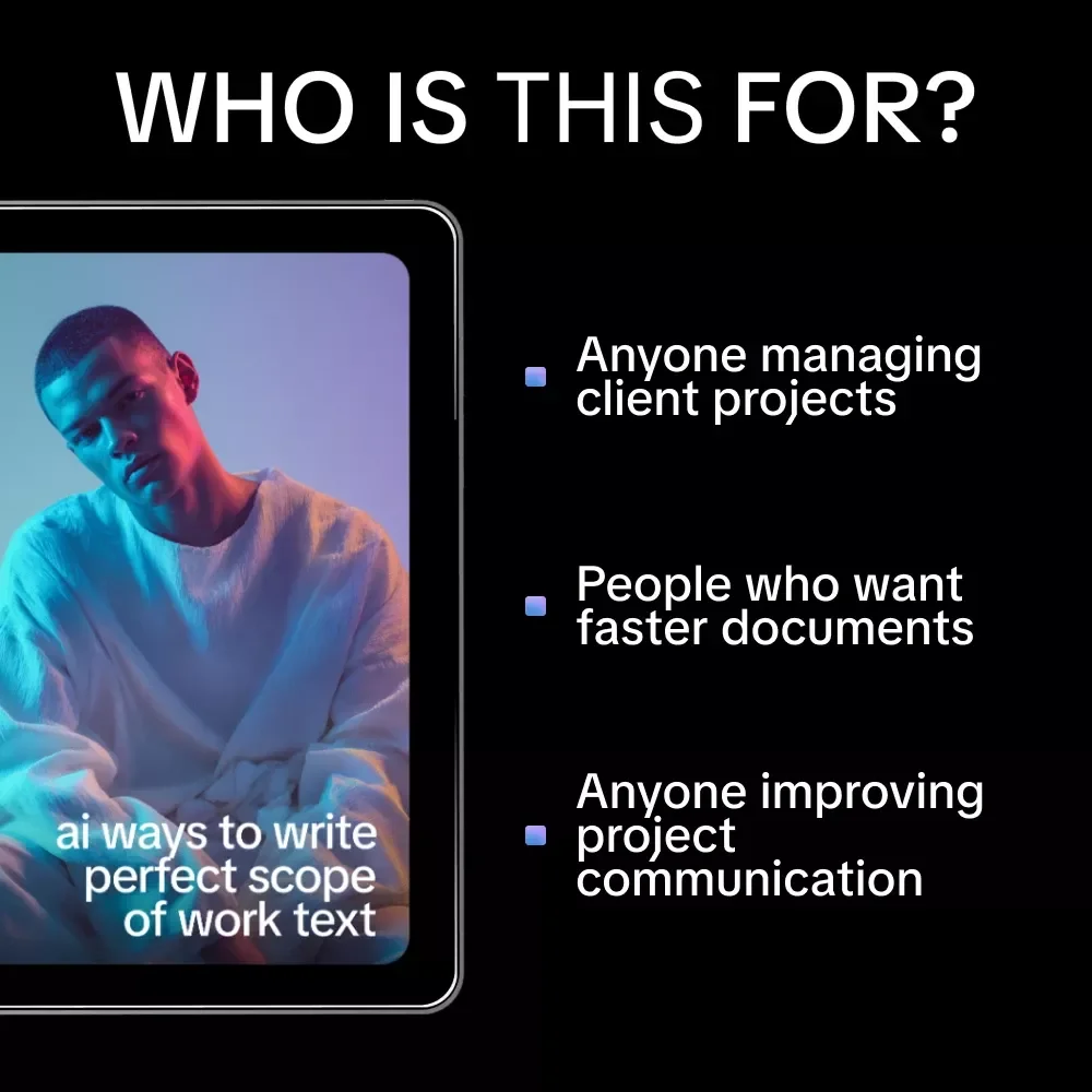 AI Ways to Write Perfect Scope of Work Text – Checklist for Crafting Professional, Concise, and Client-Ready SOW Documents