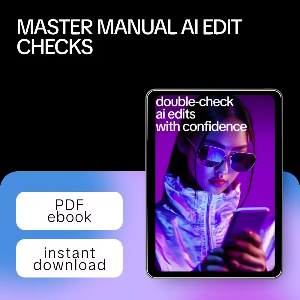 Double-Check AI Edits with Confidence: Essential eBook Guide with Practical Tips to Double Check AI Edits Manually for Flawless Content
