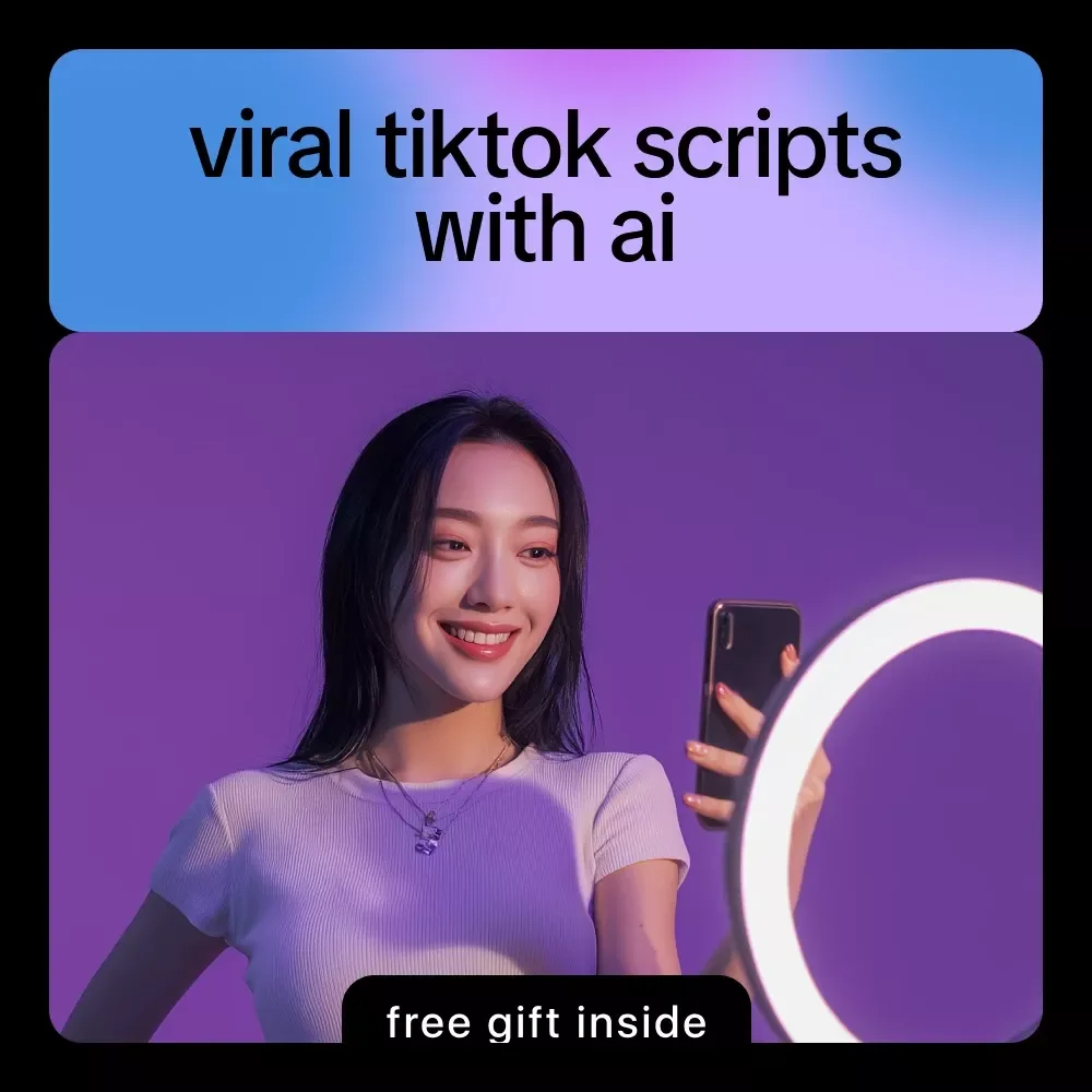 Viral TikTok Scripts With AI – Digital Download Guide, eBook, & Checklist for Content Creators, Social Media Growth, Short-Form Video Marketing