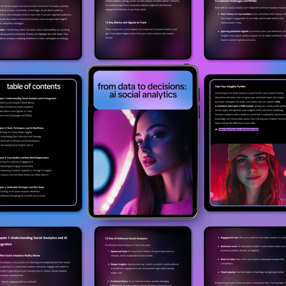 From Data to Decisions: AI Social Analytics Guide for How to Use AI for Social Analytics Insights, Trends, and Engagement