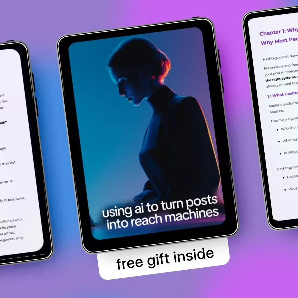 Using AI to Turn Posts Into Reach Machines – Ultimate AI Hashtag Generator for Reach eBook