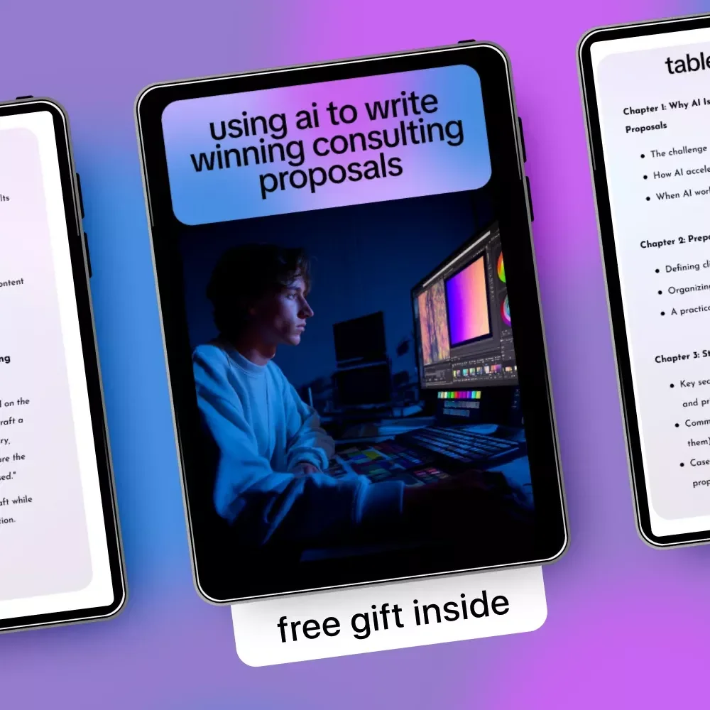 Using AI to Write Winning Consulting Proposals – AI to Write a Consulting Proposal eBook for Faster, Persuasive, and Professional Proposal Creation