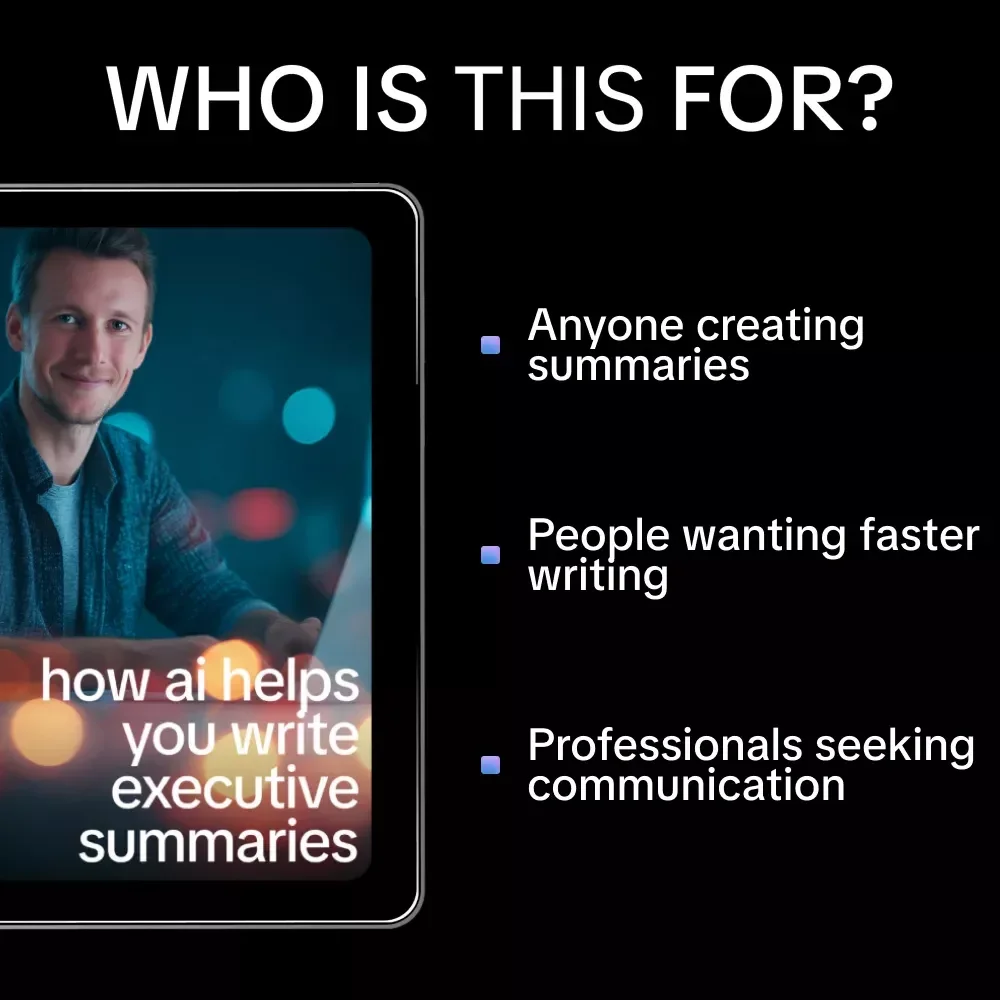How AI Helps You Write Executive Summaries: AI for Executive Summary Writing eBook Guide