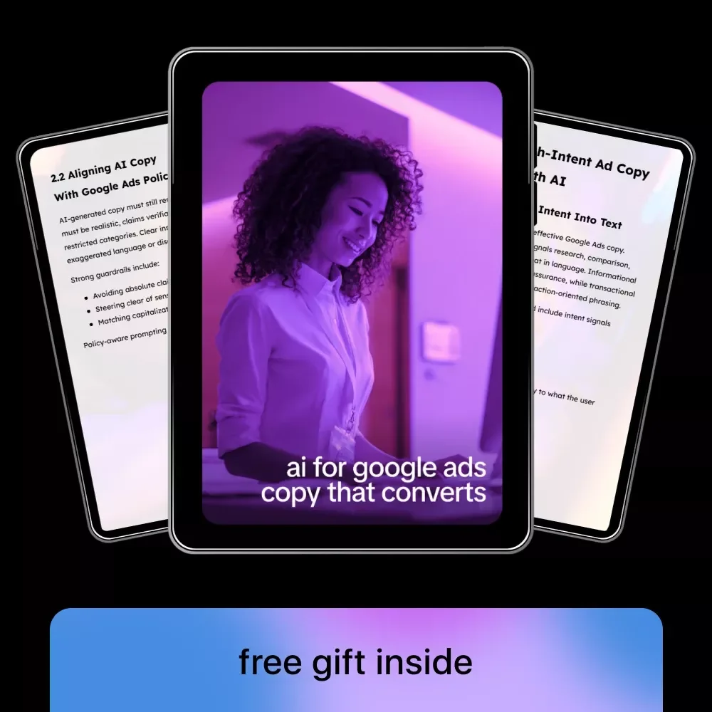 AI for Google Ads Copy That Converts – Digital Guide, eBook & Checklist for High-Performing Ad Headlines, Descriptions, and AI-Powered Campaign Optimization