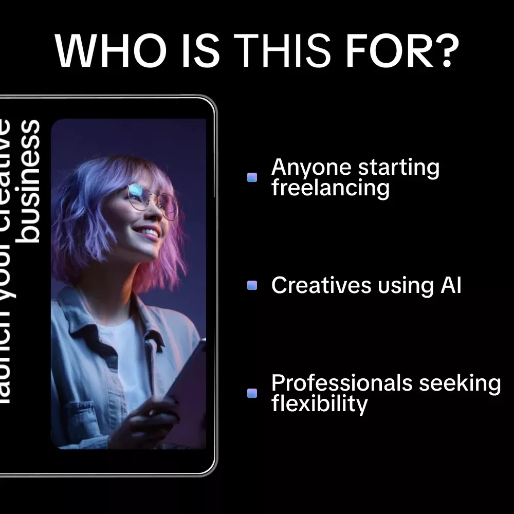 AI-Powered Freelance: Launch Your Creative Business | Smart Guide for Using AI to Start a Freelance Business, Digital Download for Creatives & Entrepreneurs