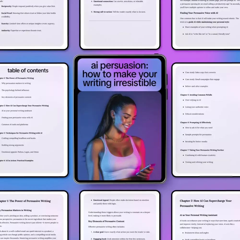 AI Persuasion: How to Make Your Writing Irresistible – Practical Ebook Guide to ai for making your writing more persuasive