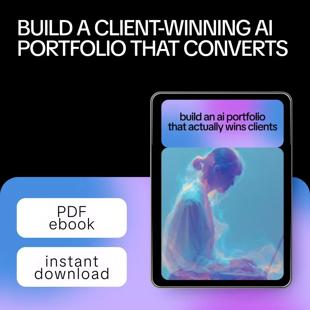 Build an AI Portfolio That Actually Wins Clients | AI Portfolio Guide for Freelancers, Consultants & Creators | Client-Winning Case Study Framework eBook