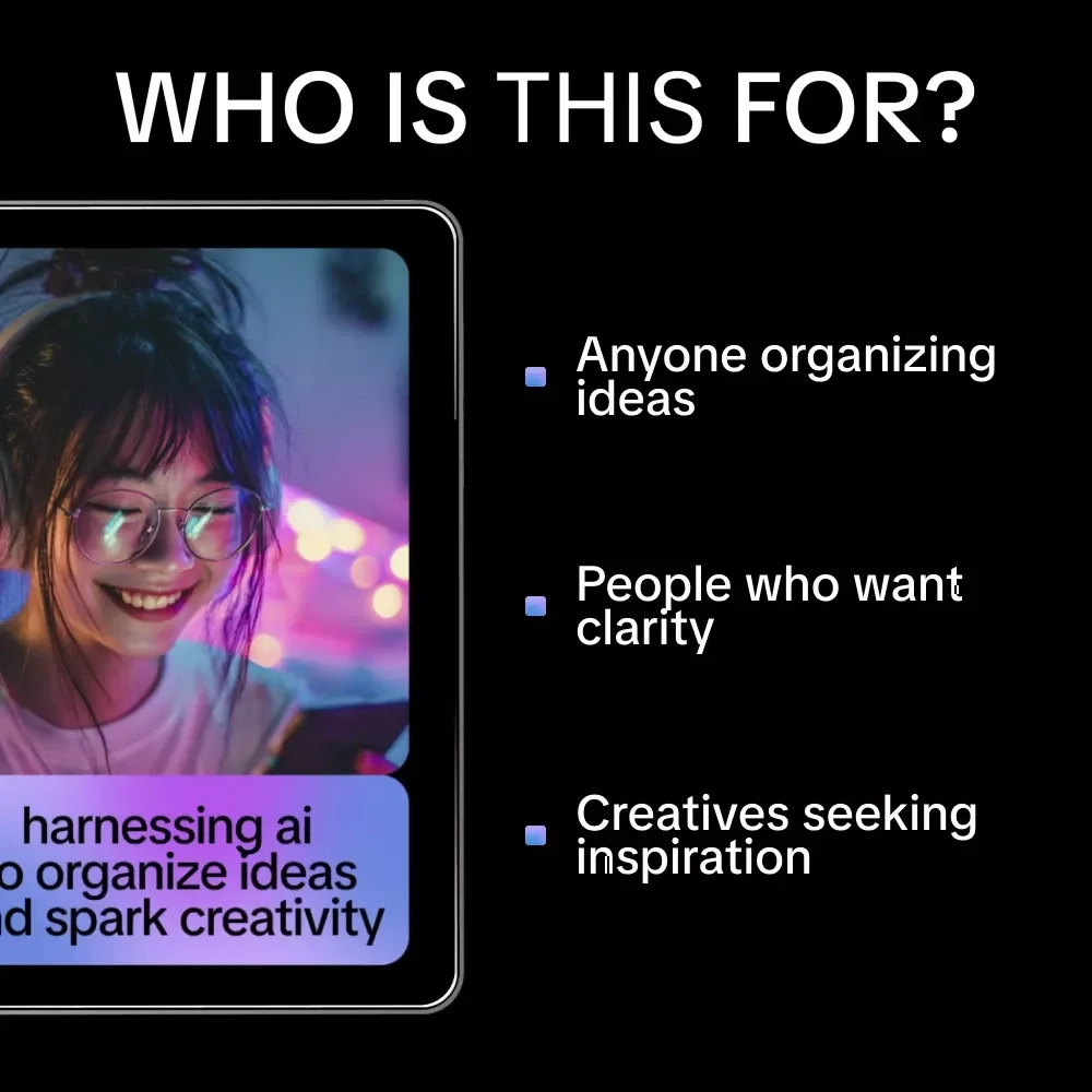 Harnessing AI to Organize Ideas and Spark Creativity – Practical Guide to ai for mind mapping and idea organization, Digital Download for Creatives, Entrepreneurs & Teams
