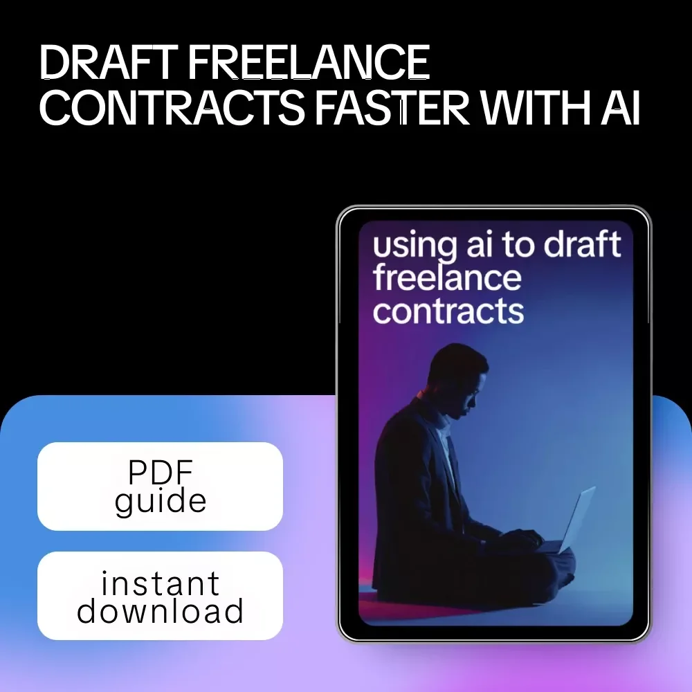 Using AI to Draft Freelance Contracts | Practical Guide for ai to draft a freelance contract, Faster Client Agreements, Smart Freelancer Legal Workflow