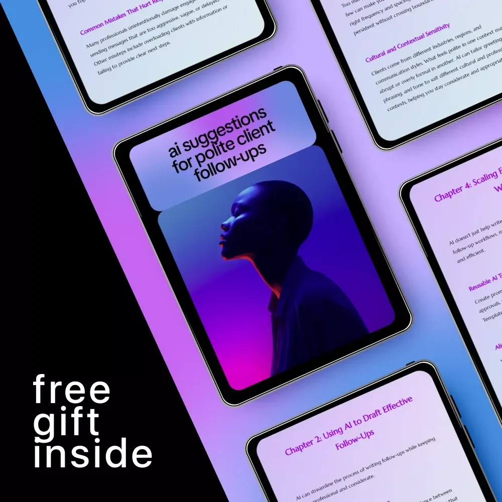 AI Suggestions for Polite Client Follow-Ups | Professional Guide for Courteous Client Emails, Smart AI Messaging Prompts & Scalable Follow-Up Systems
