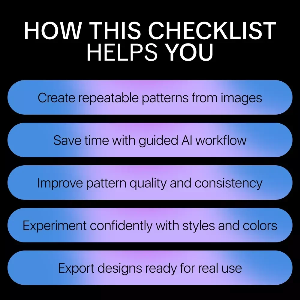 AI Pattern Generator from an Image | Digital Guide for Seamless Patterns, Surface Design & Creative AI Workflow