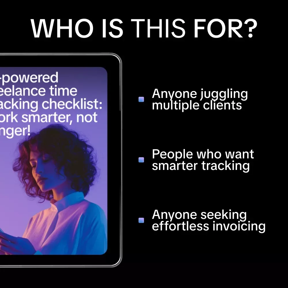 AI-Powered Freelance Time Tracking Checklist – Your Ultimate Guide to Using AI to Track Freelance Work Hours Efficiently
