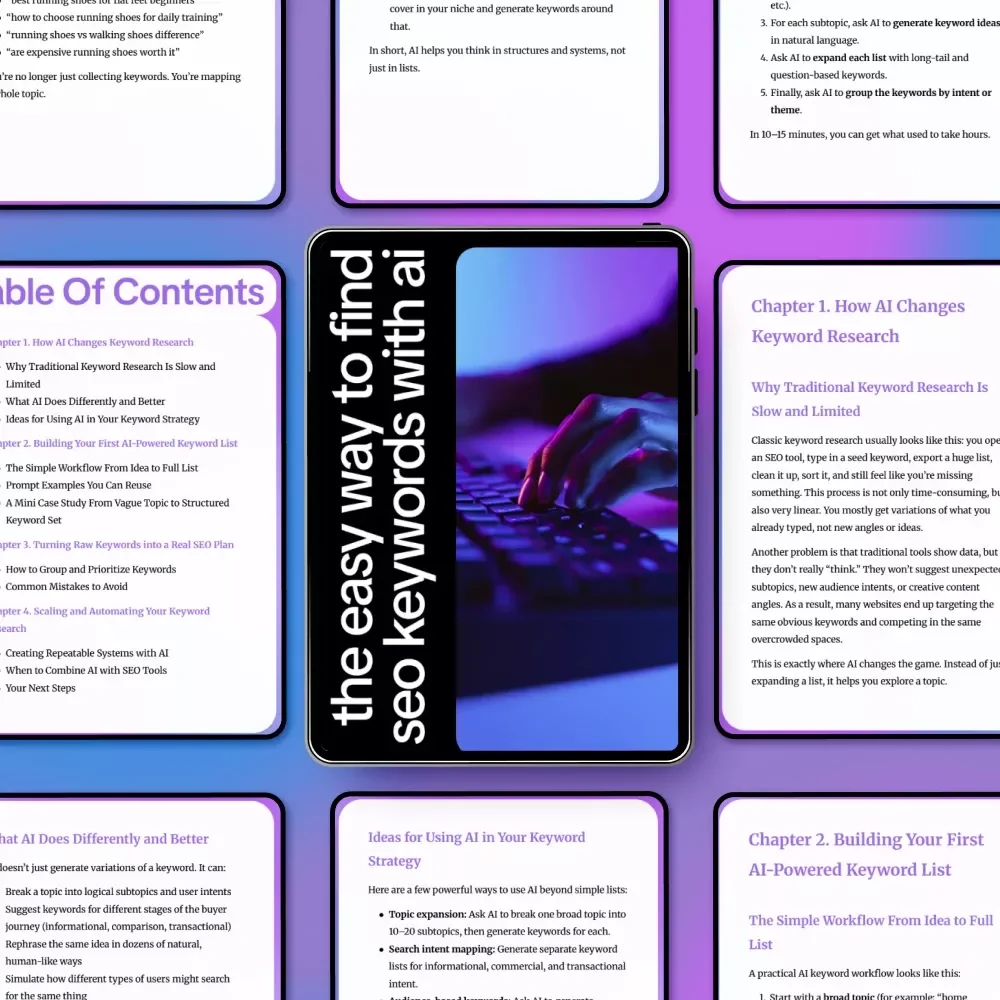 The Easy Way to Find SEO Keywords with AI – Practical Guide for Bloggers, Marketers & Creators | Smart Ways to Use AI to Generate SEO Keyword Lists