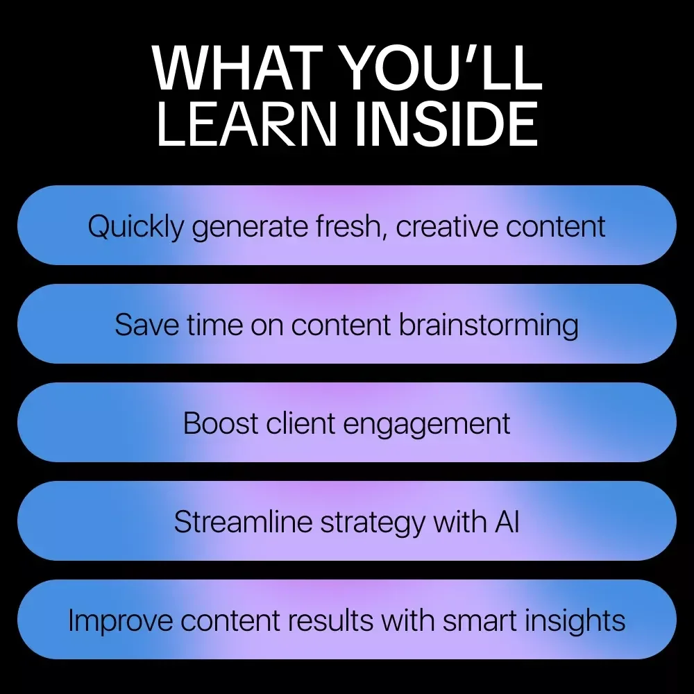 Generate Client Social Media Content Ideas with AI – AI Social Media Content Ideas for Clients Guide