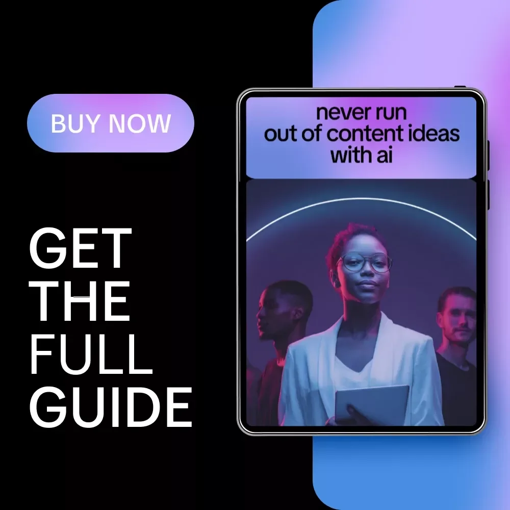 Never Run Out of Content Ideas with AI – Practical Guide with AI Prompts for Content Planning & Topic Lists