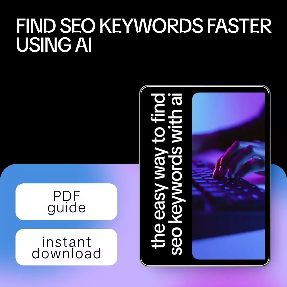 The Easy Way to Find SEO Keywords with AI – Practical Guide for Bloggers, Marketers & Creators | Smart Ways to Use AI to Generate SEO Keyword Lists
