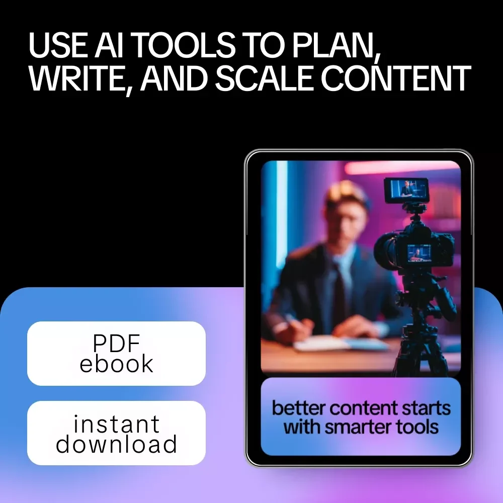 Better Content Starts with Smarter Tools – An eBook on How AI Improves Content Quality for Creators, Marketers & Writers